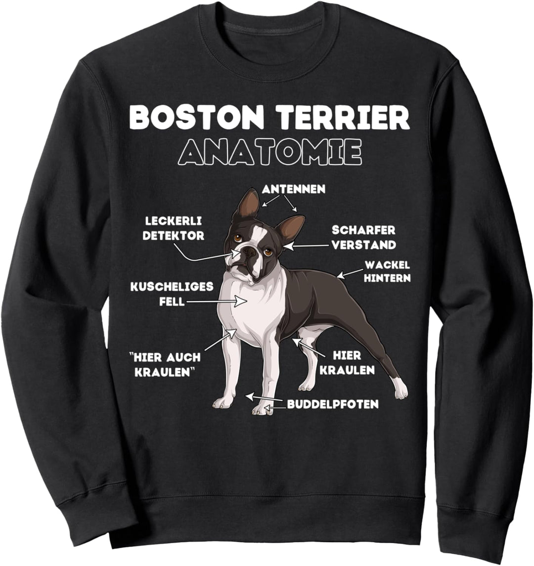 Boston Terrier Anatomie Sweatshirt