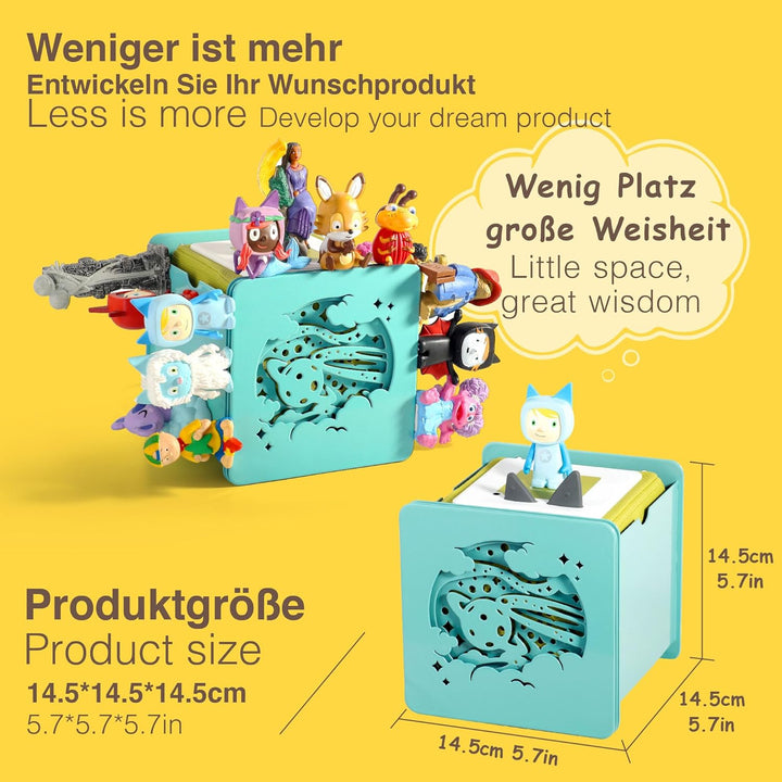 Metall Tonie Regal vollständig magnetisches Toniebox Regal Tonie aufbewahrung für bis zu 25-40 Figur