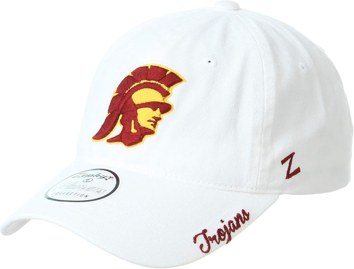 ZHATS Damen Adjustable Scholarship Hat Icon White Adjustable Scholarship Hat Icon White Einheitsgrös