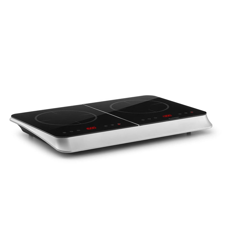 Klarstein InnoChef - Doppel-Induktionskochfeld, mobiles Kochfeld, 3400 W, Touch Control, Topfsensor,
