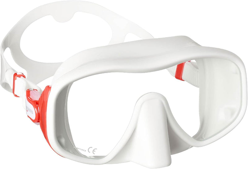 Mares Juno Tauchmasken Unisex – Erwachsene Weiss/Transparent One Size