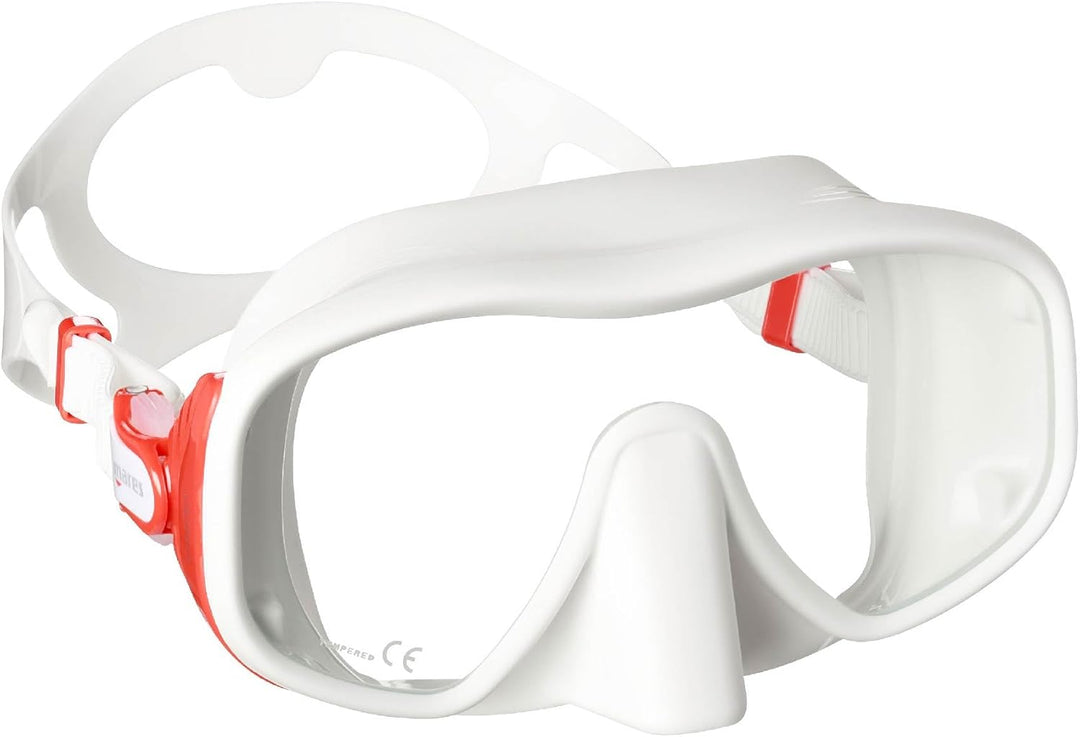 Mares Juno Tauchmasken Unisex – Erwachsene Weiss/Transparent One Size