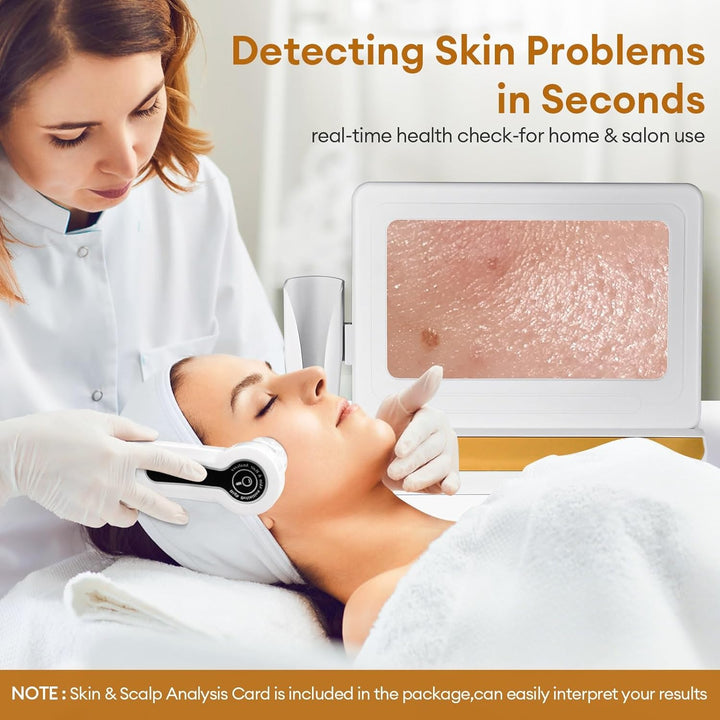Skin Diagnosis Hair Analyzer, 11 Inch HD Screen Scalp Analysis Machine, Digital Hair Follicle Scalp