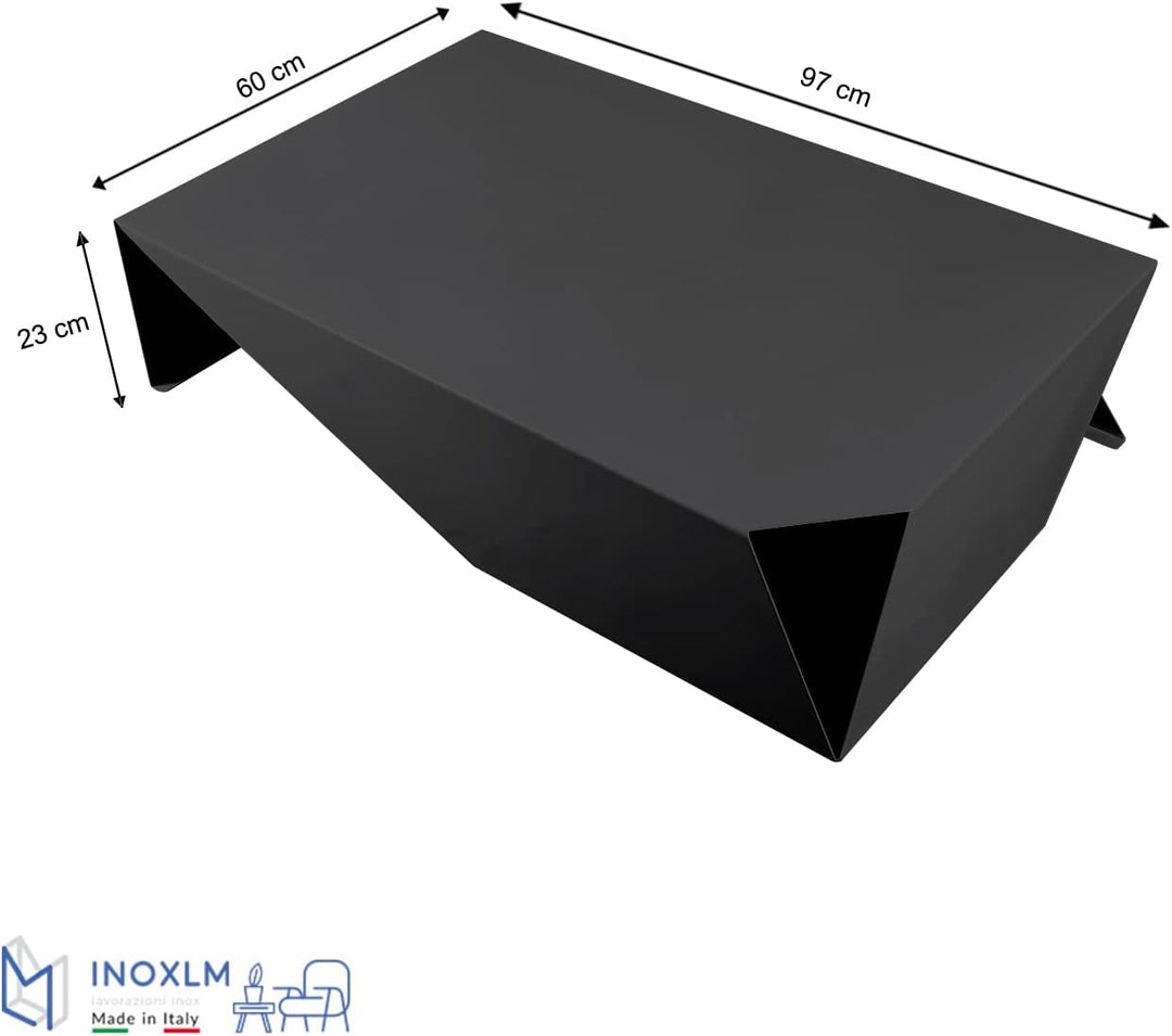 INOXLM Couchtisch Dion | Couchtisch | Couchtisch | Niedriger Design Tisch | Couchtisch Made in Italy
