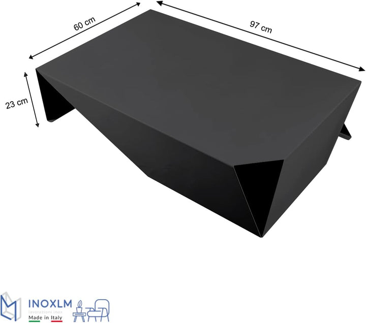 INOXLM Couchtisch Dion | Couchtisch | Couchtisch | Niedriger Design Tisch | Couchtisch Made in Italy
