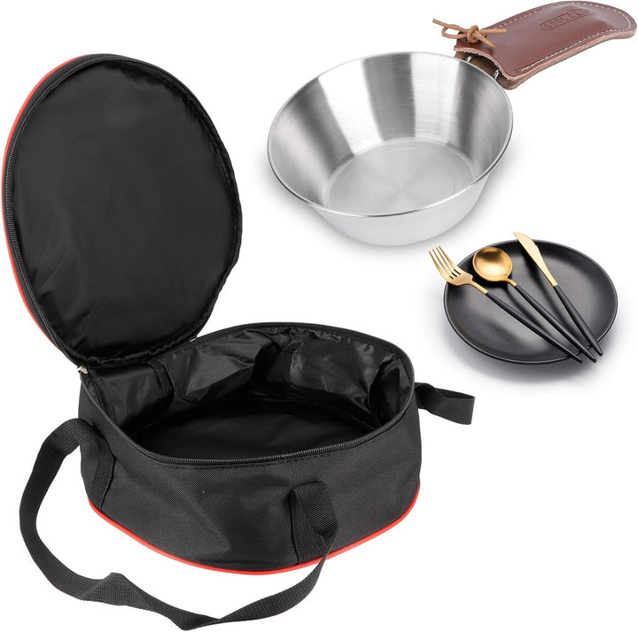 Picknicktasche, Kühltasche, Geschirr Aufbewahrungsbehälter Koffer Tragetasche, Box Outdoor Picknick