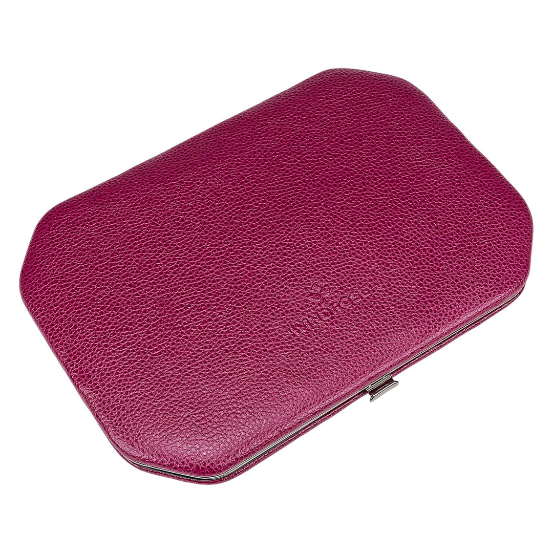 WINDROSE 10-teilig Maniküretui Beluga/Leder (Berry), Berry
