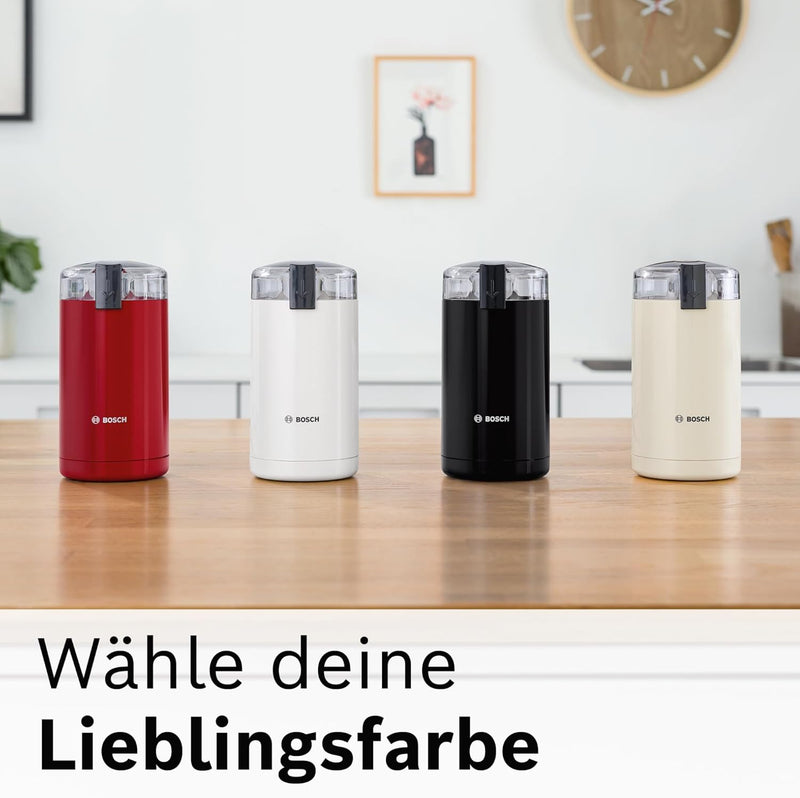 Bosch Hausgeräte TSM6A017C Kaffeemühle, Kunststoff, Creme Creme Single