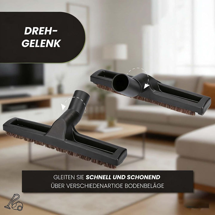 32mm Staubsauger Bürste Universal Bodendüse,Kompatibel Mit Kärcher/Bosch/Siemens/Samsung/Metabo/Medi