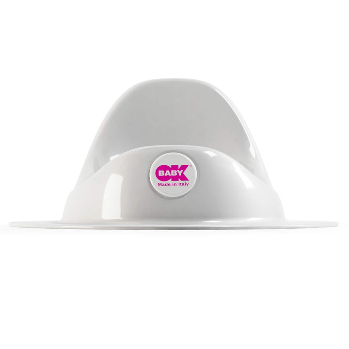 OKBABY Ergo - Toilettentrainersitz, bequemer und ergonomischer Sitz - für Kleinkinder - Weiss, Weiss