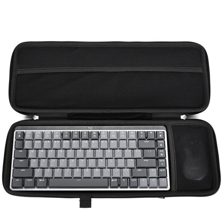 RAIACE Hartschalenkoffer für Logitech MX Mechanical Mini Wireless Illuminated Keyboard und Anywhere