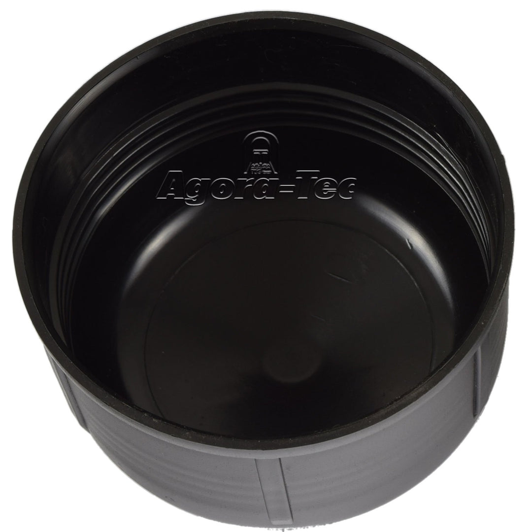 Agora-Tec® Bodenkappe für Brunnenrohr für den BAU eines Tiefbrunnen (4 Zoll (DN100)), 4 Zoll (DN100)