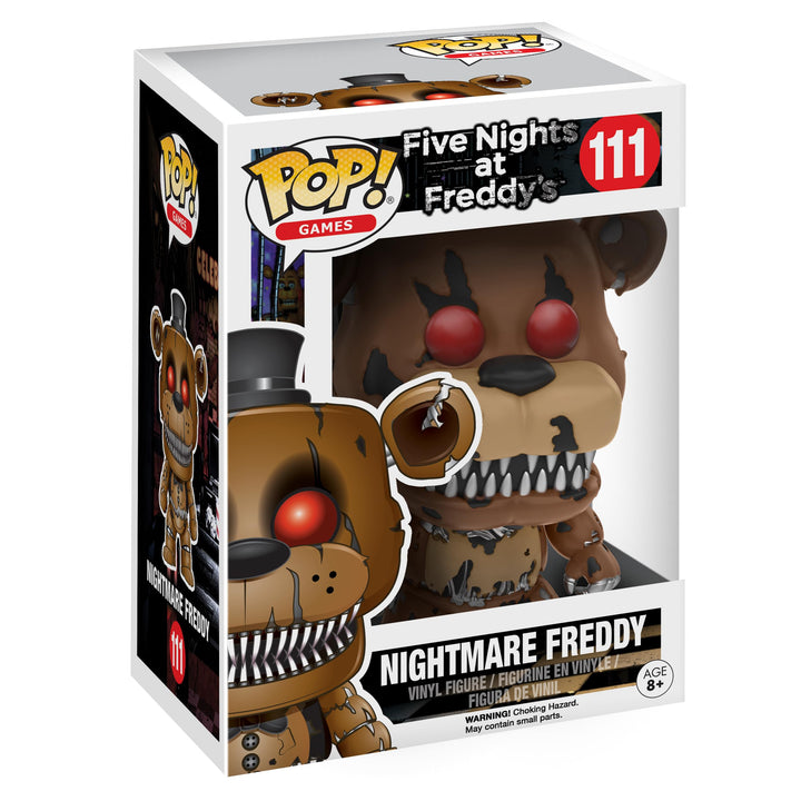 Funko POP! Games: Five Nights at Freddy's (FNAF) - Nightmare Freddy - Vinyl-Sammelfigur - Geschenkid
