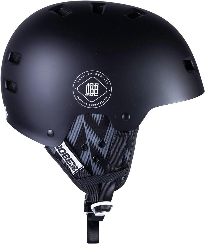 Jobe Base Helm Wakeboard Jetski Kite Waterski Kayak Helmet Black XS, XS