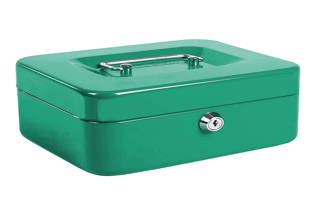 kippen 10033V4 - Geldkassette grün, Masse: 300 x 240 x 90 mm