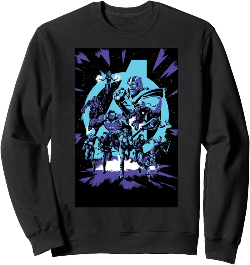 Marvel Avengers: Endgame Group Shot Pop Art Poster Sweatshirt