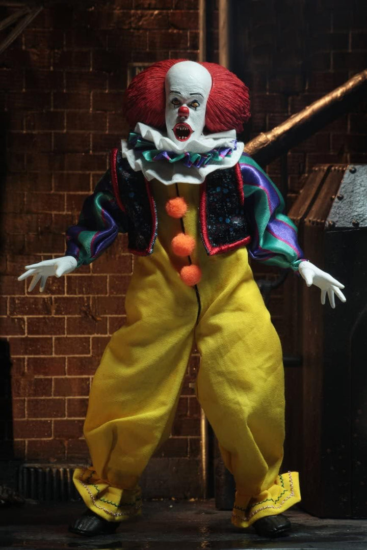 NECA IT 1990 Pennywise 8" Clothed Action Figure