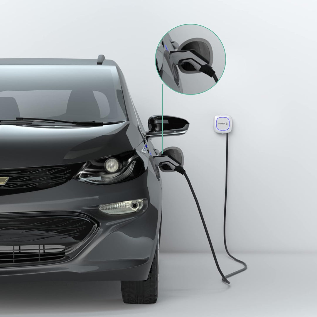 Wallbox Pulsar Plus Ladegerät für Elektrofahrzeuge. Mit Einstellbarer Leistung von bis zu 22 kW. Lad