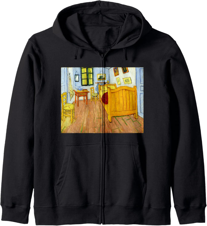 Van Gogh Schlafzimmer in Arles Moderne Kunst Malerei Kapuzenjacke