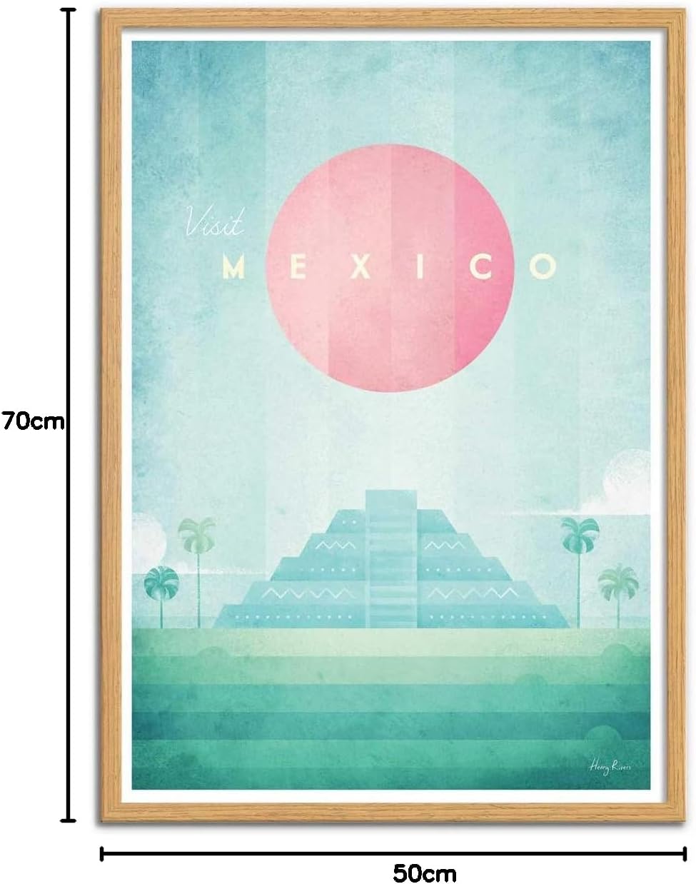 Wall Editions Art-Poster - Visit Mexico - Henry Rivers