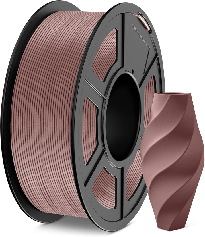 JAYO PLA Holz Filament 1,75 mm Kirschholz, Echtes Holz PLA 3D Drucker Filament, Holzstruktur, mit 15