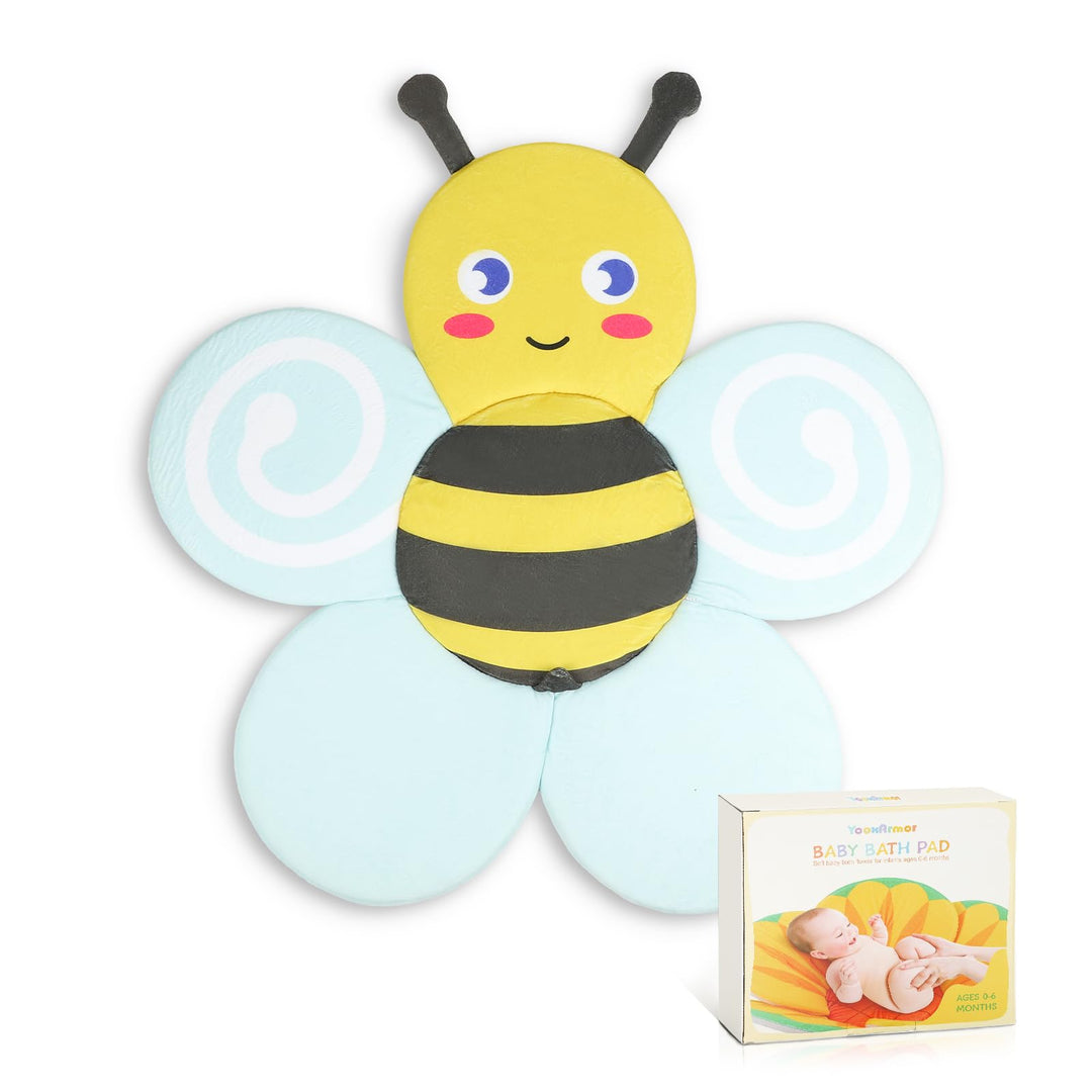 Baby Badematte für Waschbecken,Sicherer, Weicher Rutschfest Baby Badewannenkissen für 0-6 Monate Neu