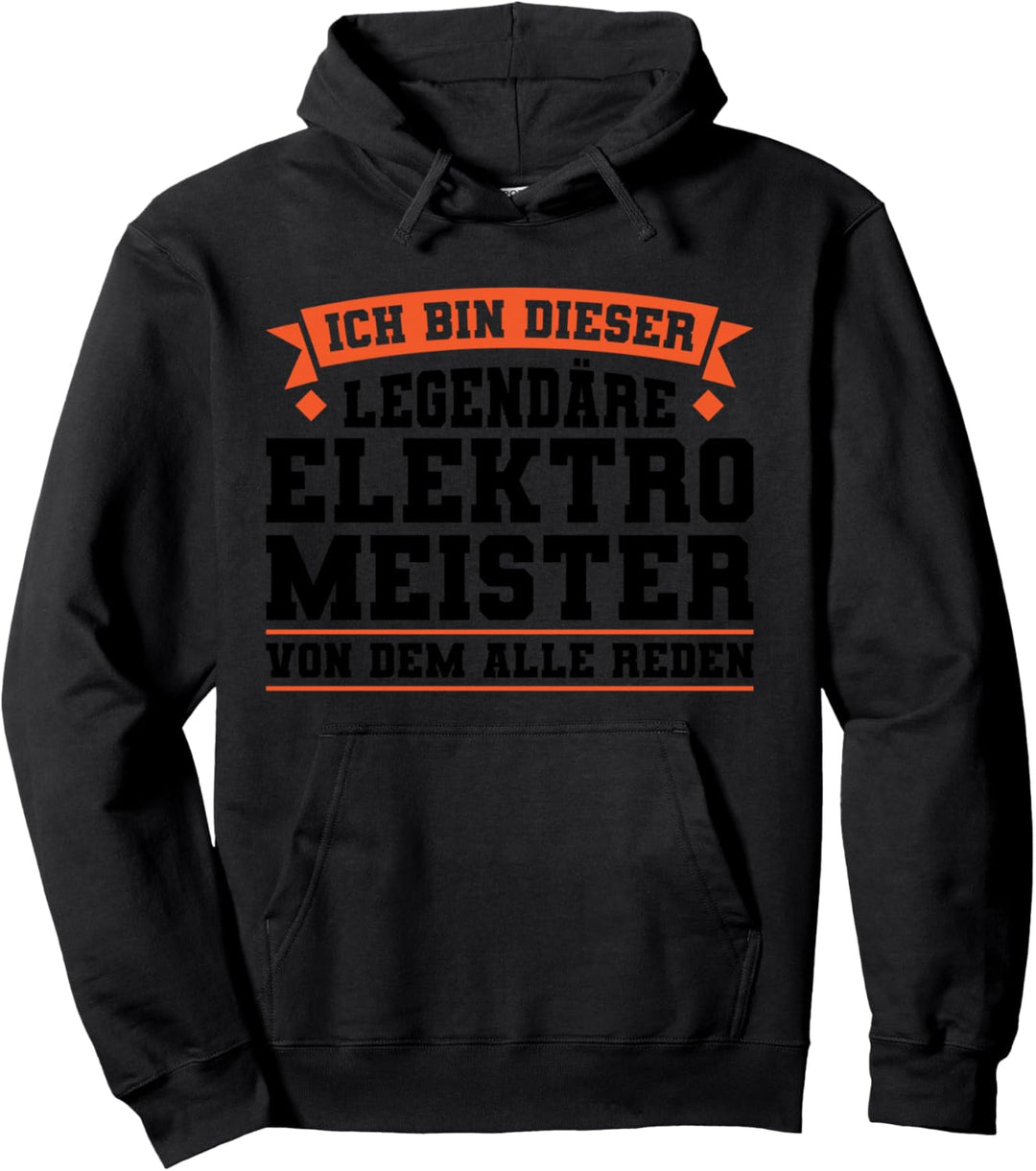 Legendäre Elektromeister Elektromeister Werkstatt Pullover Hoodie