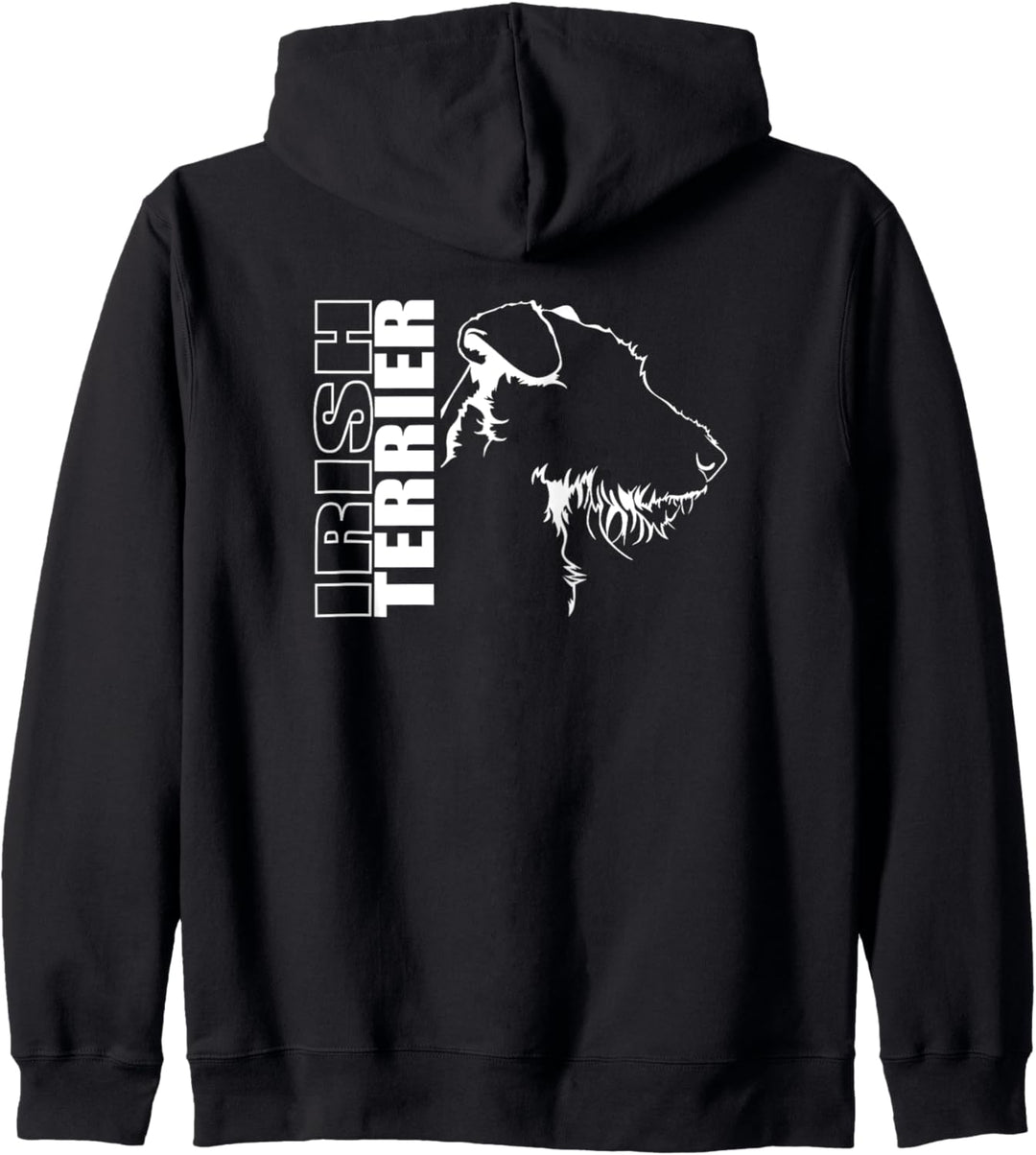 Irish Terrier Profil Hunderasse Hund Hunde Kapuzenjacke