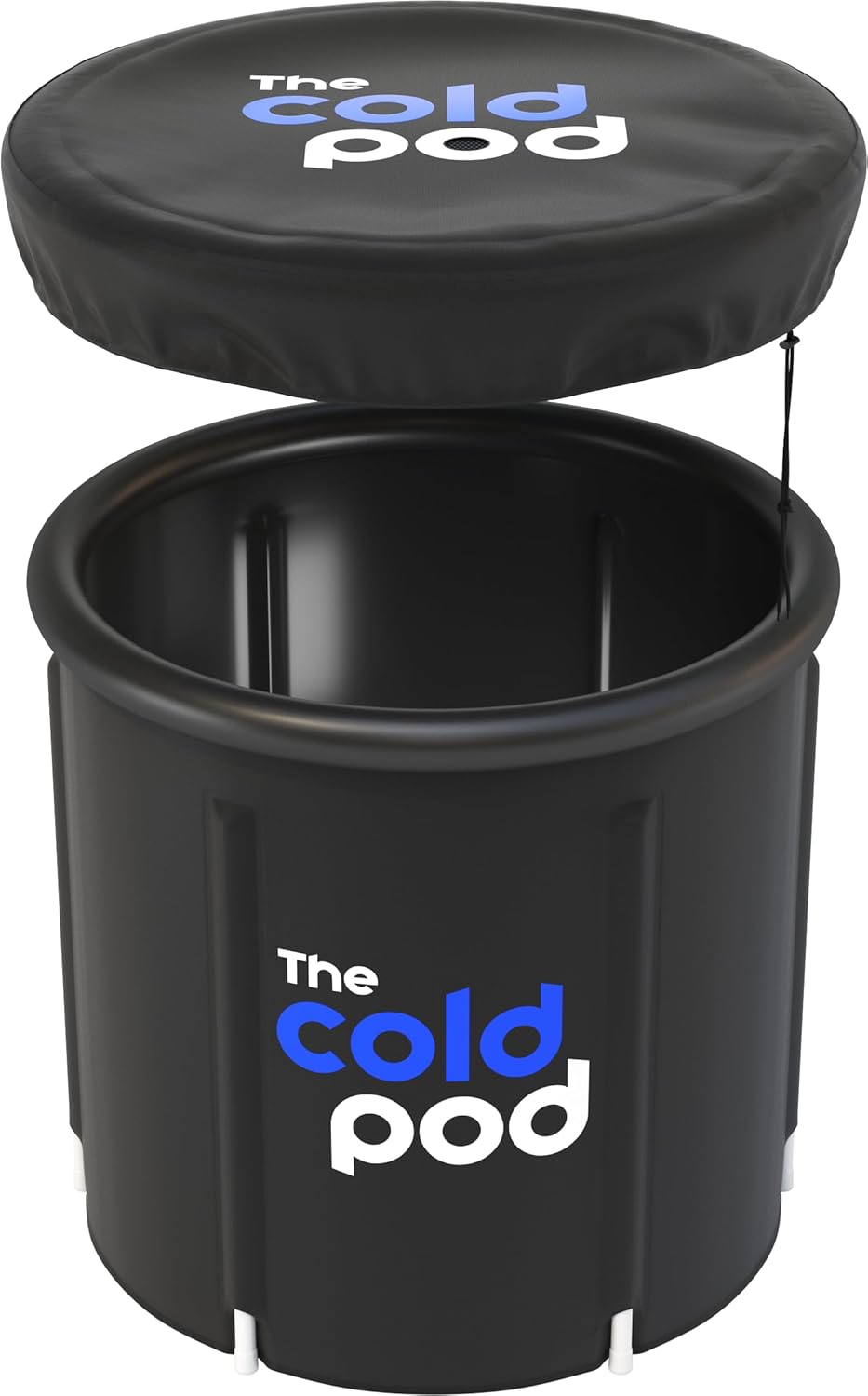 Eisbad Tonne für Athleten mit Abdeckung, 75cm tragbares Ice Bath tub für Kryotherapie, The Cold Pod