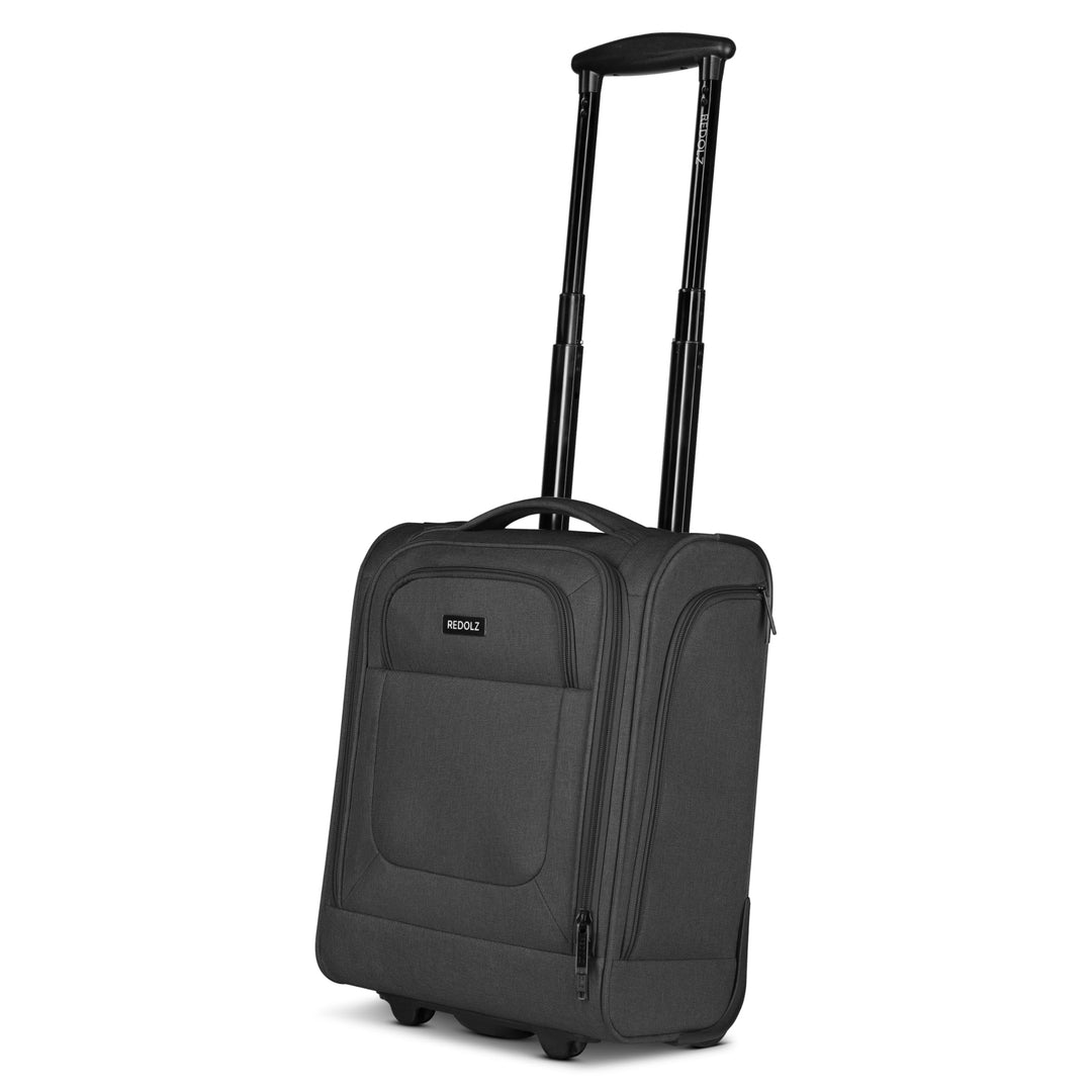 REDOLZ Underseater CABIN XS-Handgepäck-Trolley mit 2 Rollen & Liquid-Bag | 34 x 20 x 43 cm | Weichsc