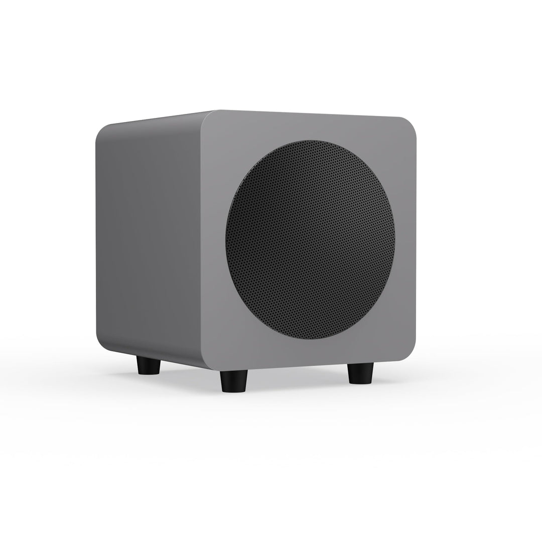 Kanto SUB6 Sealed Powered Subwoofer | 200W Peak Power | 6” Woofer | Quick & Accurate Bass | Ultra-co