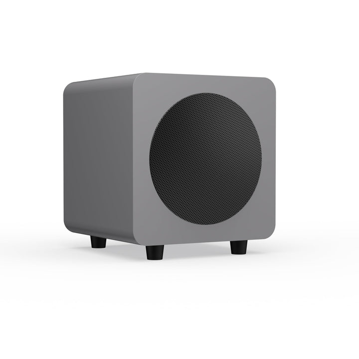 Kanto SUB6 Sealed Powered Subwoofer | 200W Peak Power | 6” Woofer | Quick & Accurate Bass | Ultra-co