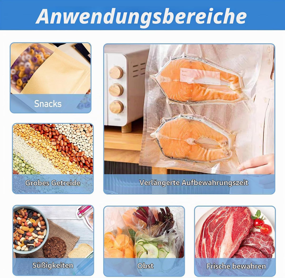 Folienschweissgerät, Heisssiegelgerät 300mm mit Temperaturkontrolle, Versiegelungsgerät, Tüten schwe