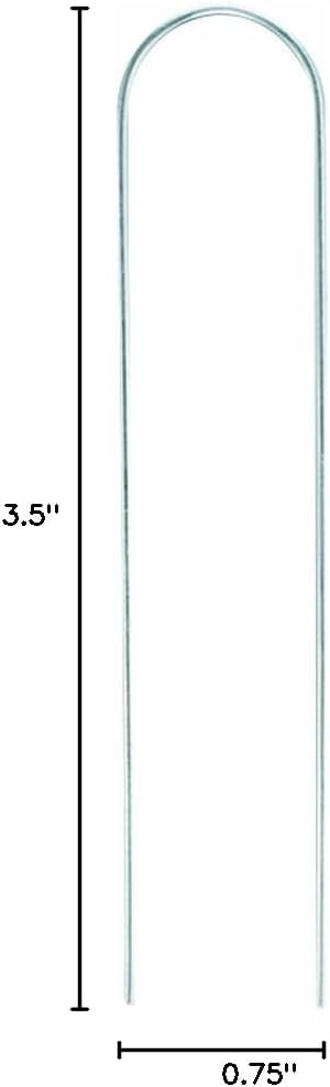 Orbit DripMaster 65730 Schlaufenpfahl, 1/4 Zoll, 10 Stück, silberfarben, 1
