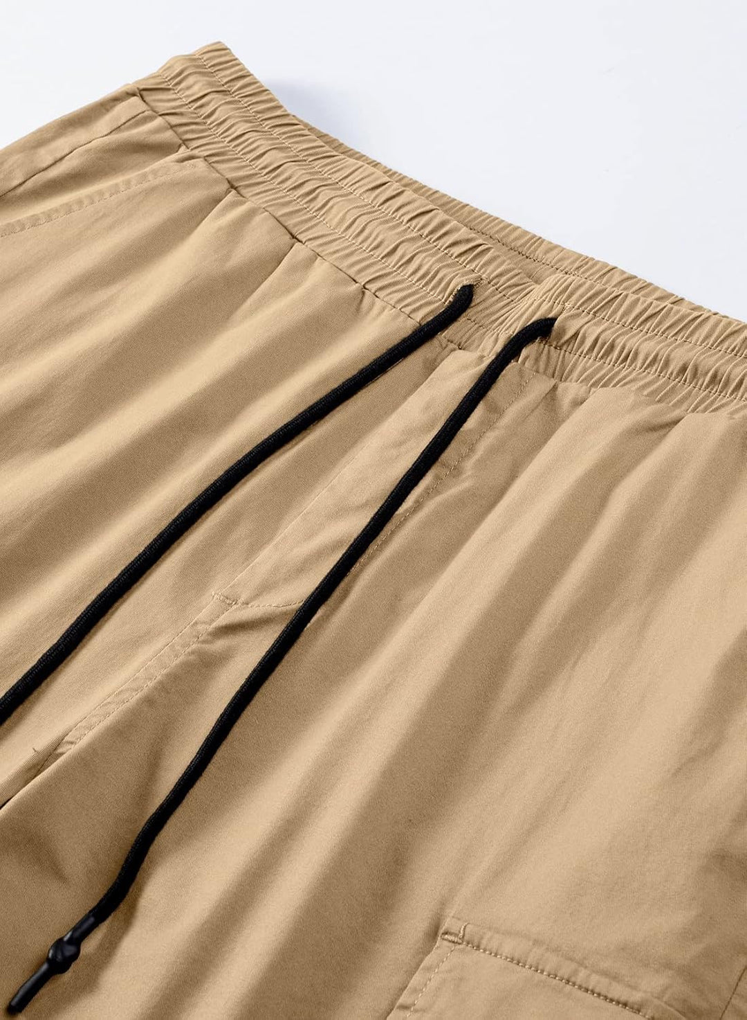 JMIERR Kurze Hosen Herren Baumwolle Cargo Shorts Herren Sommer Freizeithose mit Taschen S D Khaki, S