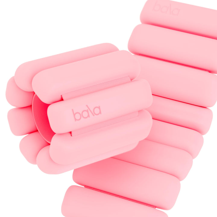 Bala Bangles Wrist &amp; Ankle Weights for Women &amp; Men - Adjustable Silicone Weighted Bracelet Set for G