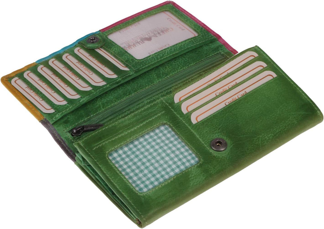 Greenburry Candy Shop Damen Geldbörse Bunt 9,5x18x3,5cm Portemonnaie Geldbeutel