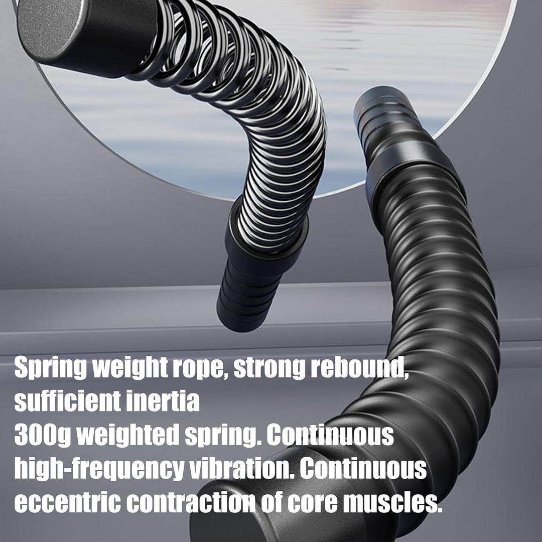 Battle Ropes, Schwere Kampfseile Trainingsseile Aus Stahl & Alu 50cm Mit Feder-System Für Krafttrain