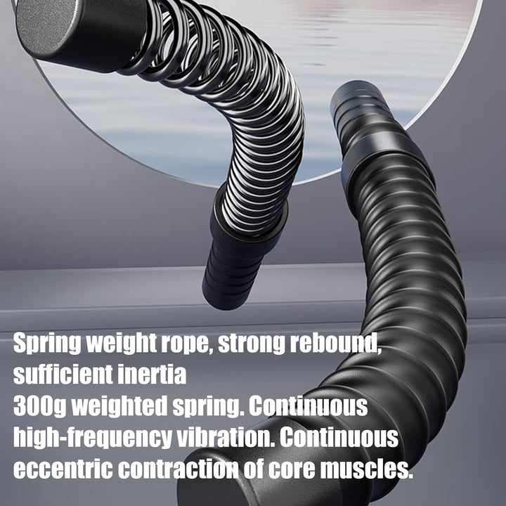 Battle Ropes, Schwere Kampfseile Trainingsseile Aus Stahl & Alu 50cm Mit Feder-System Für Krafttrain