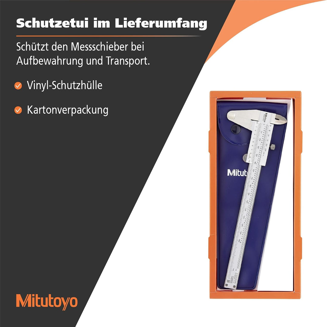 Mitutoyo MIT530-312 Schieblehre, hohe Genauigkeit, Messbereich 0-150 mm Standard, Standard