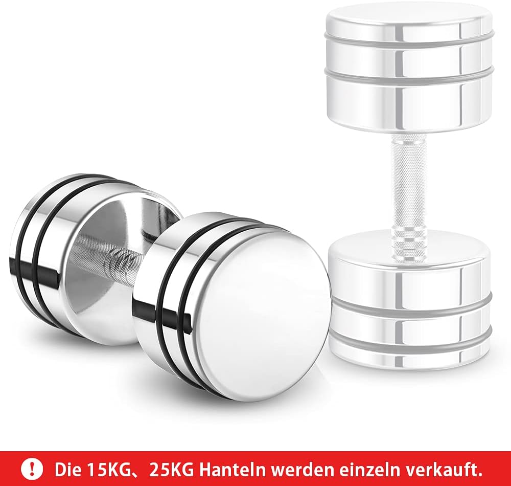 Northdeer STAHL Kurzhanteln - Ultrakompakte Einstellbare Hanteln 2,5kg 5kg 7,5kg 10kg 15kg 25kg mit
