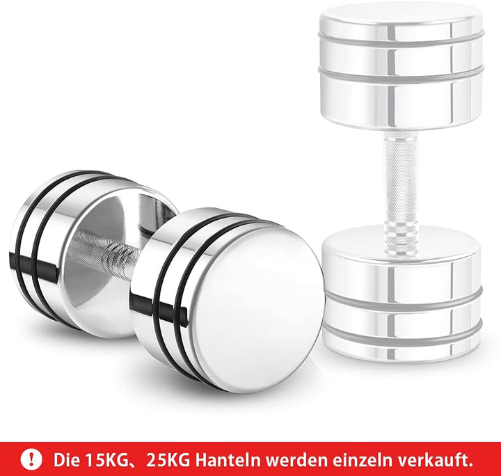 Northdeer STAHL Kurzhanteln - Ultrakompakte Einstellbare Hanteln 2,5kg 5kg 7,5kg 10kg 15kg 25kg mit