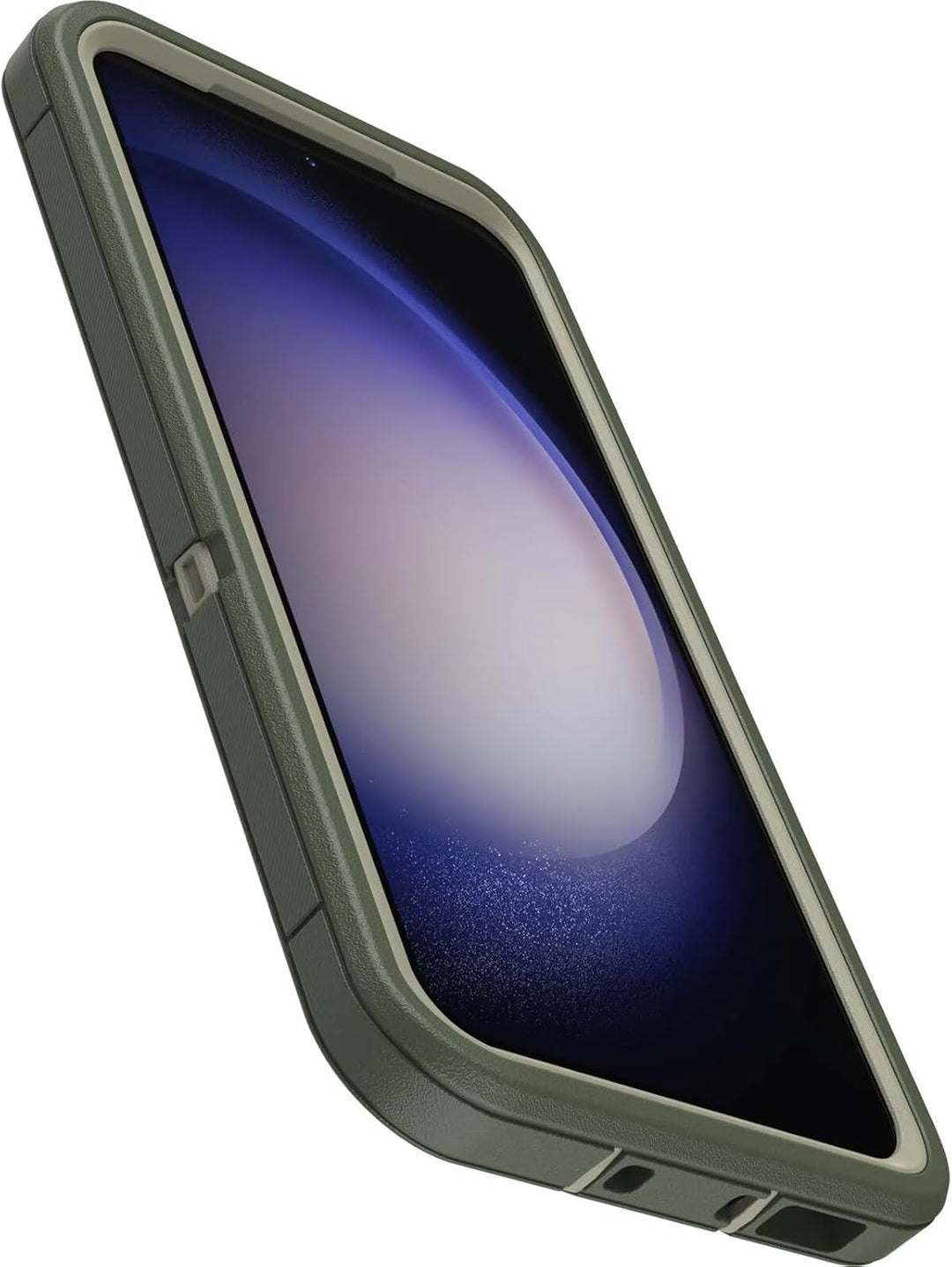 OtterBox Schutzhülle für Galaxy S23 (nur) – Defender Series – Lichen The Trek (Grün), robust und lan