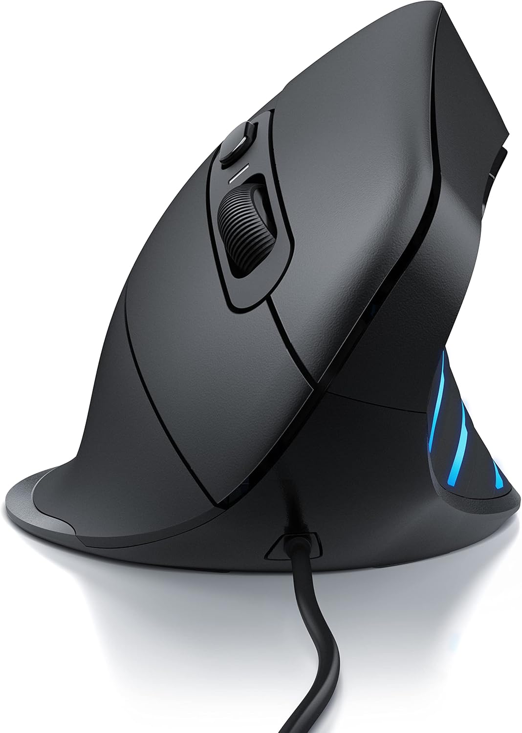 CSL - ergonomische Maus 6400 DPI - neues Modell - Vertikal mit Kabel - USB Vertical Mouse – ergonomi