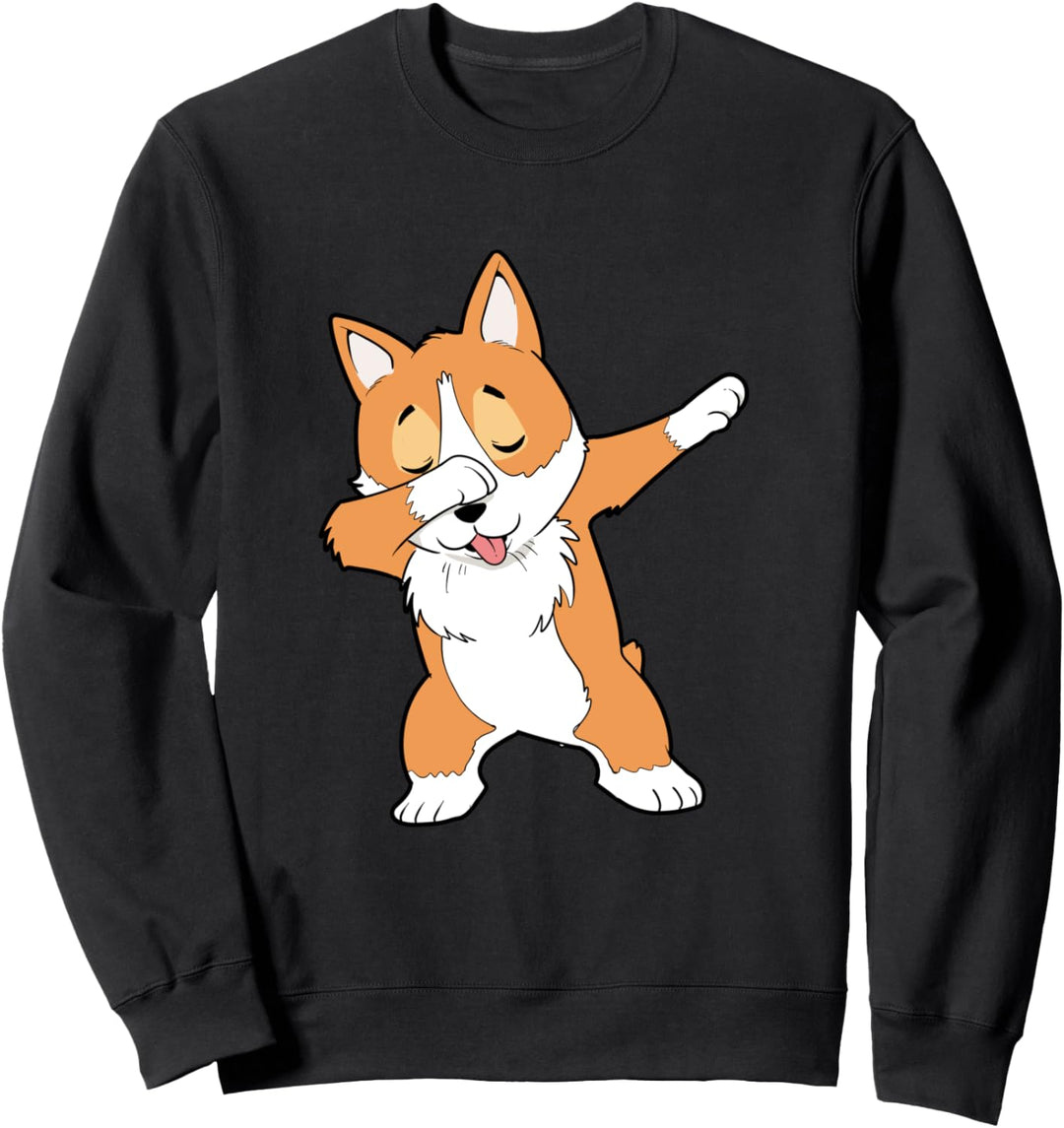 Corgi Geschenk süsser tanzender Hund Corgi Sweatshirt