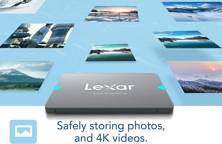 Lexar 2,5 Zoll SATA III (6 Gb/s) 256GB SSD, Solid-State-Laufwerk, SSD Festplatte Interne bis zu 550