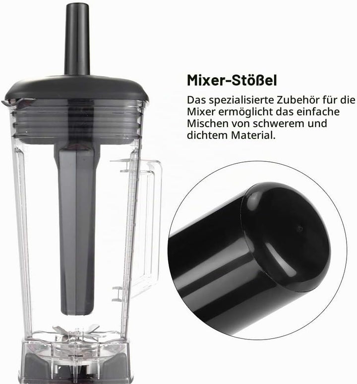 Tamper Blender Zubehör Blender Accelerator Kunststoff Stick für Vitamix, Blender Ersatzteile