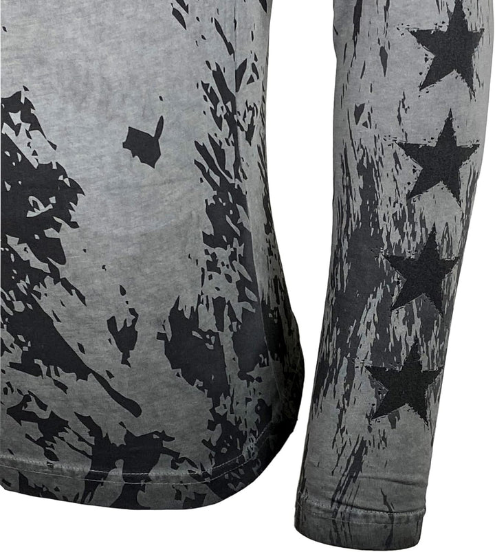 Baxboy Herren Longsleeve T-Shirt Moderner Männer Langarmshirt Langarm Sweatshirt 702 S Anthrazit, S