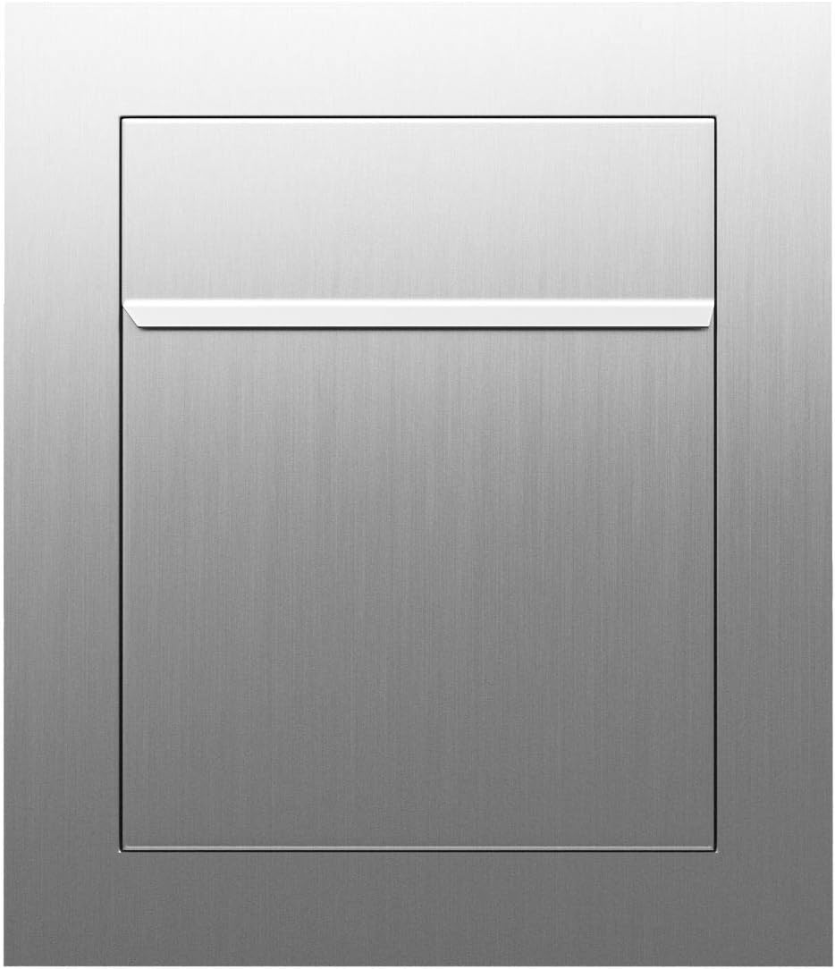 Unterputz-Briefkasten, Design Einbaubriefkasten Bari Edelstahl - Bravios