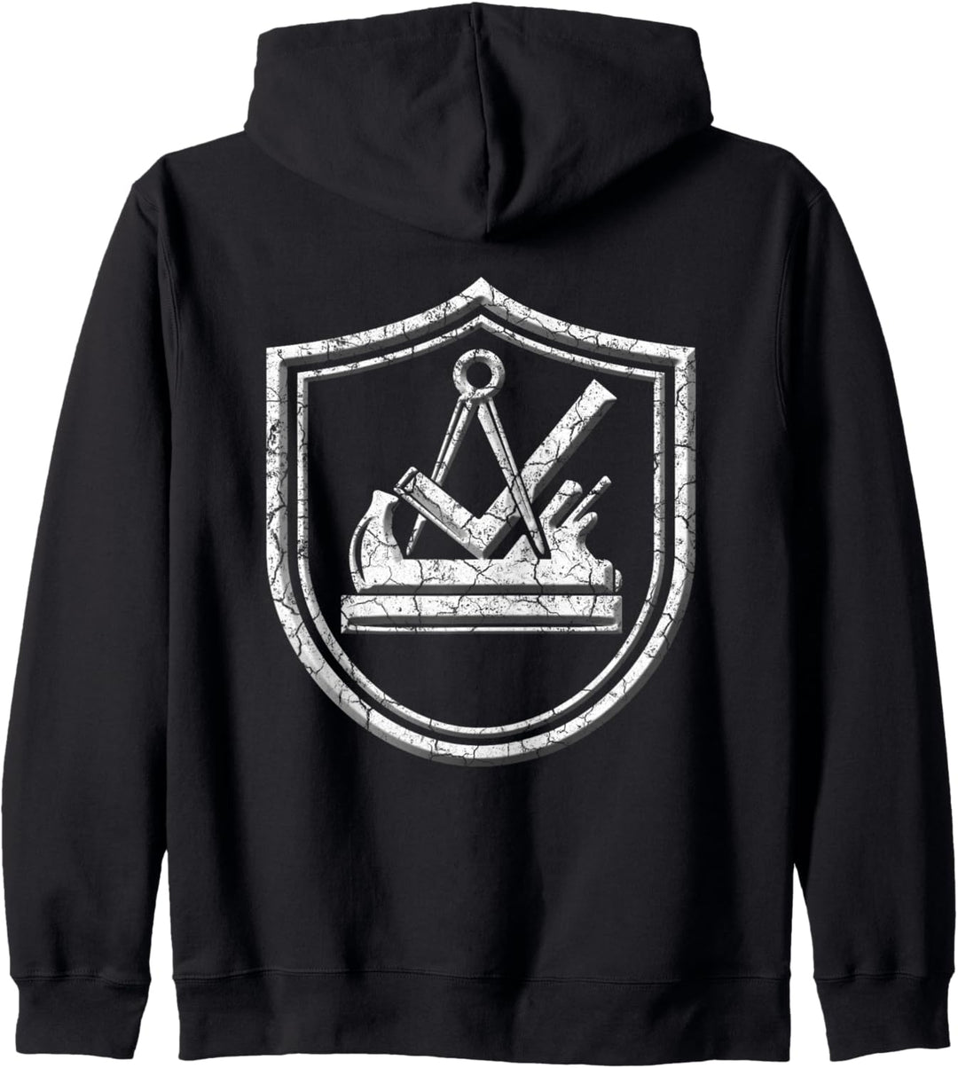Tischler Schreiner Tradition Wappen Zunftzeichen Kapuzenjacke